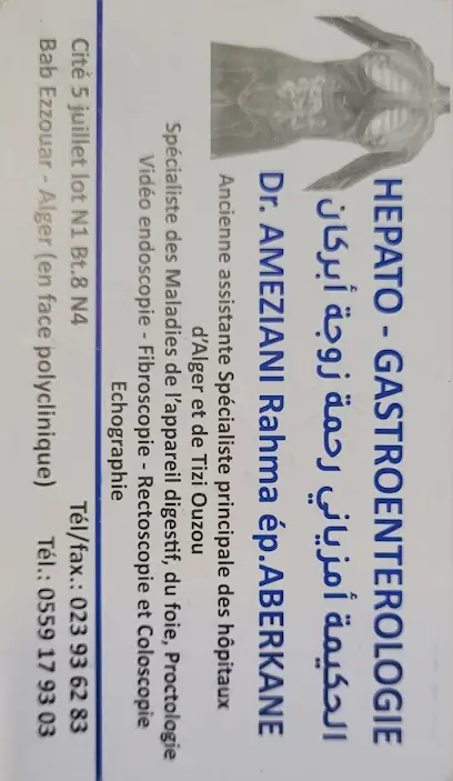 Dr AMEZIANI, GASTRO-ENTÉROLOGUE