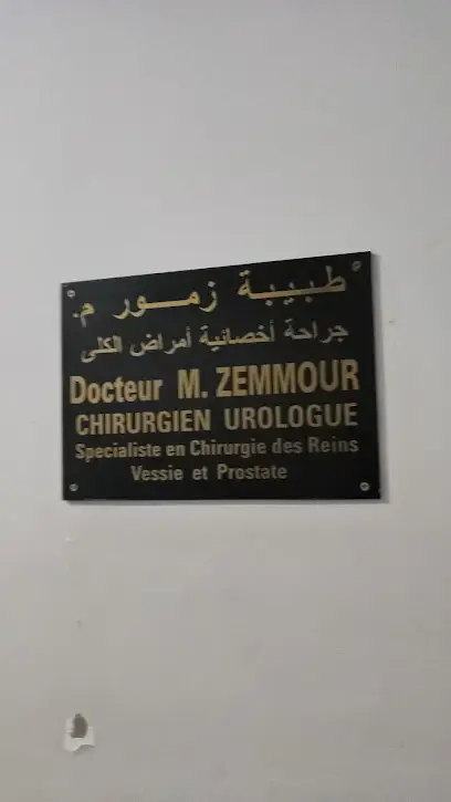 Dr zemmour meryama Urologue
