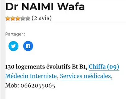Dr Naïmi wafa