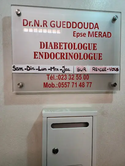 Dr Gueddouda-Merad Endocrinologue/ Diabétologue