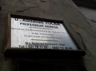 Dr Tolba Abdallah Rhumatologie
