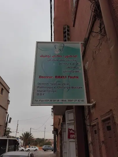 DR.BAKELLI .T,Specialiste PATHOLOGIE & CHIRURGIE BUCCALE .ODF