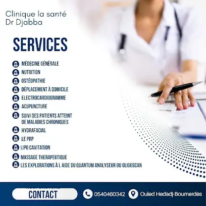 dr Djabba M cabinet la santé