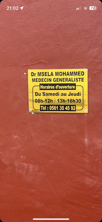 Dr : MSELA MOHAMMED