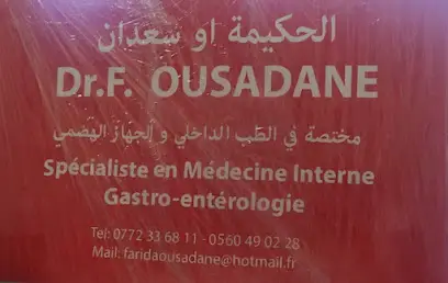 Dr Farida OUSADANE - Médecine Interne