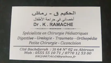 Dr Ramache cabinet de chirurgie pediatrique
