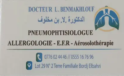 cabinet de pneumologie dr benmakhlouf lamia