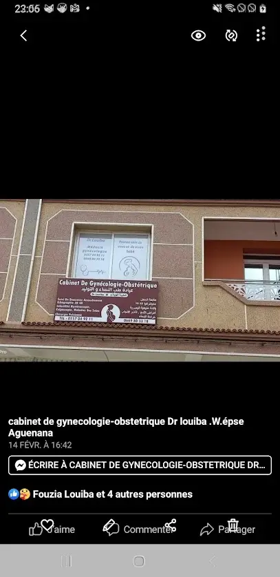 cabinet de gynecologie obstetrique Dr louiba. w