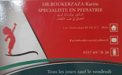 Pédiatre Dr Boukerzaza karim