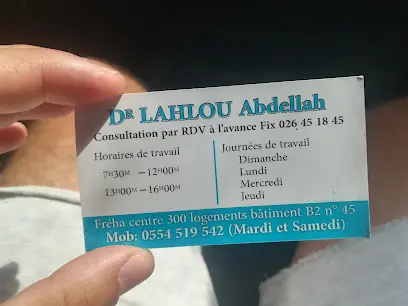 Dr Lahlou Abdallah