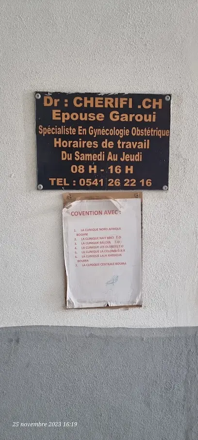 Gynécologue Dr.cherifi