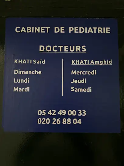 Dr Said Khati et Dr Amghid Khati