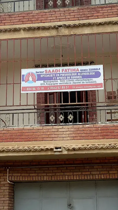 PNEUMOLOGUE Dr SAADI. FATIHA
