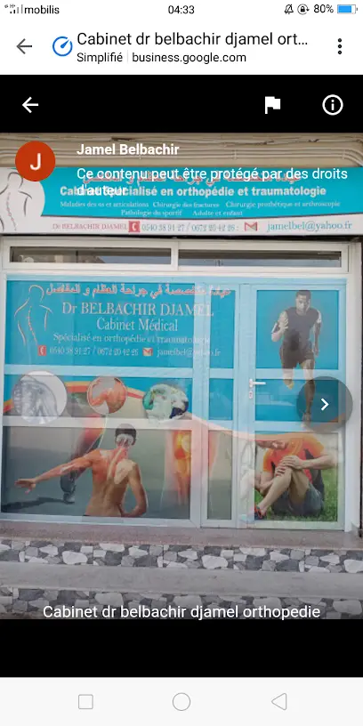 Cabinet dr belbachir djamel orthopedie