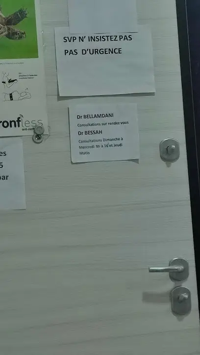 Cabinet de groupe Dr Bellamdani Dr Bessah Pneumologues