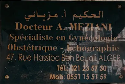 Dr MEZIANI Gynécologue-obstétricien Alger