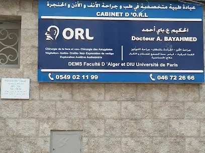 Cabinet ORL Docteur Bayahmed